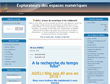 Tablet Screenshot of adeli.org